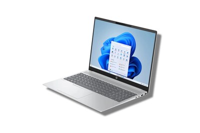 HP OmniBook 5 16" Laptop, AMD Ryzen 7, 5 Ghz, 16GB RAM, 512GB SSD, Backlit Keyboard, Windows 11, Silver (B5PB3UA-N)