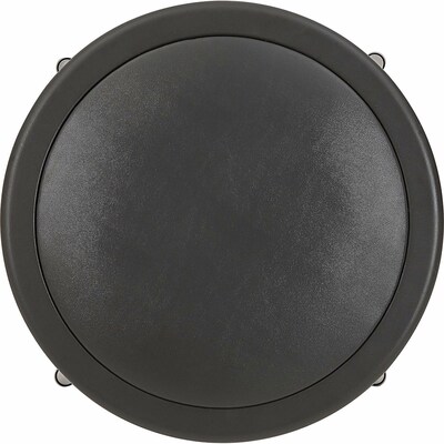 Lorell Industrial Metal/Vinyl 24" Shop Stool without Back, Light Gray (LLR83081)