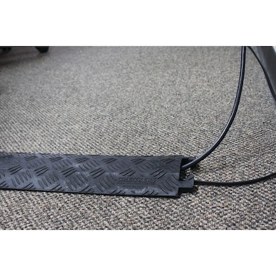Checkers FastLane 1 1/2" 1 Channel Fastlane Drop-Over Protector, Black (FL1X1.5-B)