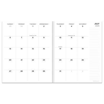 2025-2026 TF Publishing Big Bold 6.5 x 8 Academic Year Monthly Planner, Paperboard Cover, Multicol
