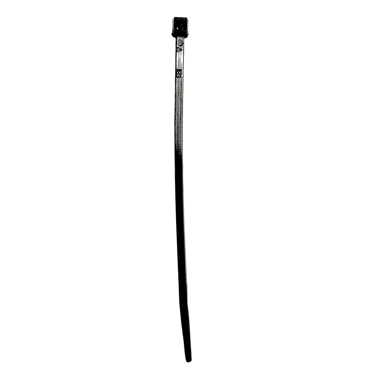 ProBrand 4 Heat-Stabilized UV-Resistant Nylon 6/6 Cable Ties w/18-lbs. Tensile Strength, Black, 1,000/Pack (CABTIEHS418BL)