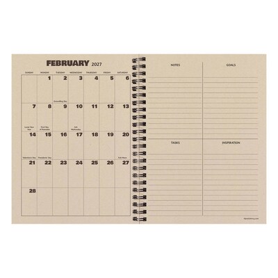 2027 TF Publishing Stampede 6.5 x 8  Weekly & Monthly Standard Planner, Paperboard Cover, Multicolored (27-9204)