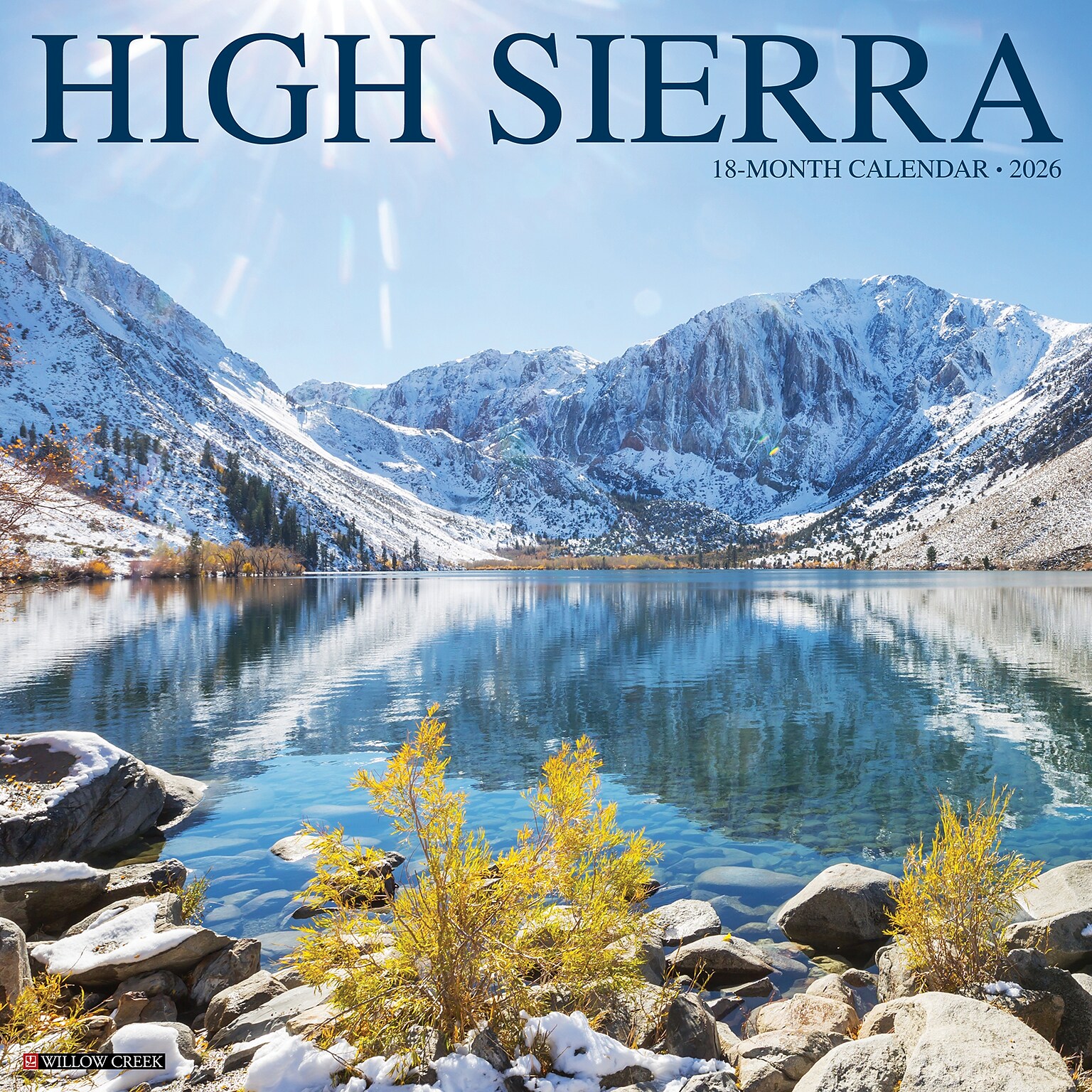 2026 Willow Creek High Sierra 12 x 12 Monthly Wall Calendar (55830)