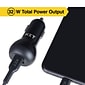 NXT Technologies™ Universal USB-C/USB-A Car Charger, Black (NX60452)