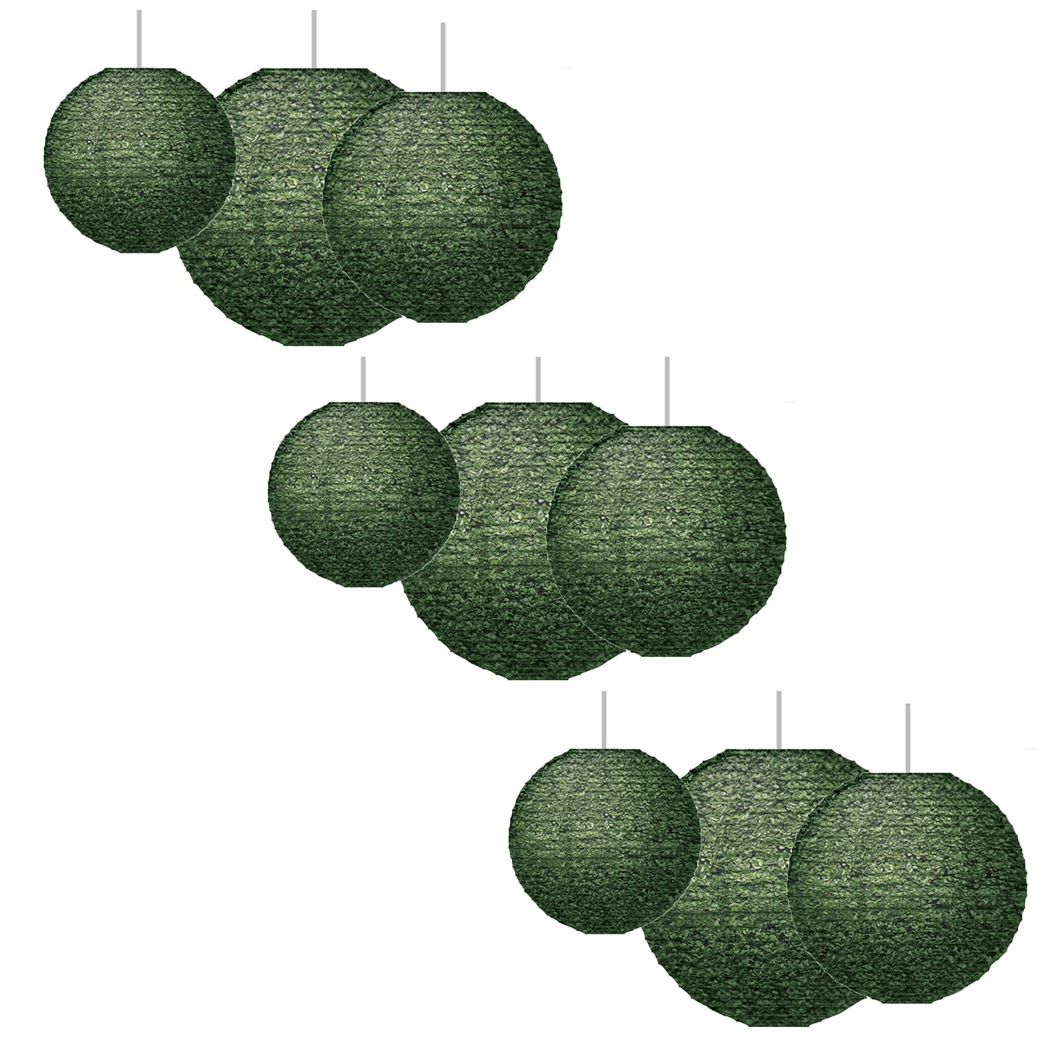 Teacher Created Resources Boxwood Hanging Paper Lanterns, 3/Pack, 3 Packs/Bundle (TCR77504-3)
