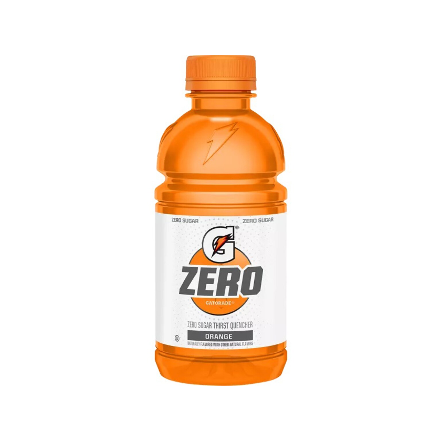 Gatorade Zero Sugar-Free Orange Sports Drink, 12 fl. oz., 24 Bottles/Carton (4338)