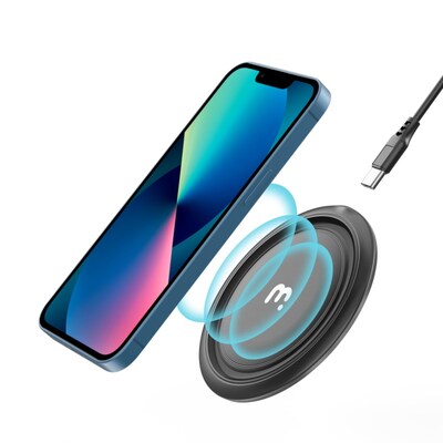 MyBat Pro Wireless Fast Charging Pad 15W, Universal Compatibility, Black (CGK311001)
