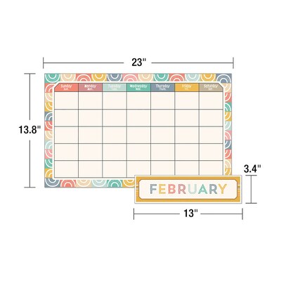 Carson Dellosa Education We Belong Calendar Bulletin Board Set, 2 Sets/Bundle (CD-110568-2)