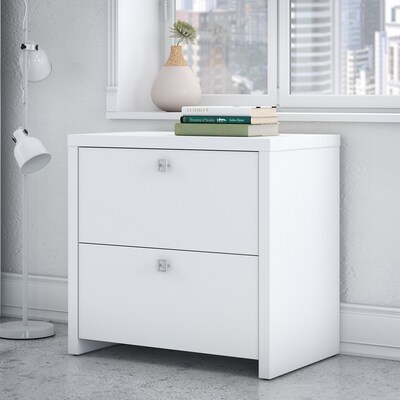 Bush Business Furniture Echo Lateral File Cabinet, Pure White (KI60102-03)