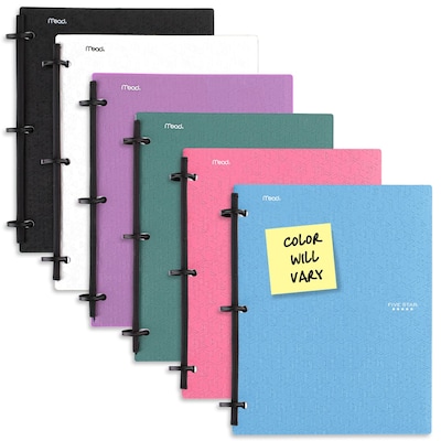 Five Star Flex 3-Subject Notebooks, 8.5 x 11, College Ruled, 120 Sheets, Color Chosen at Random (08126)