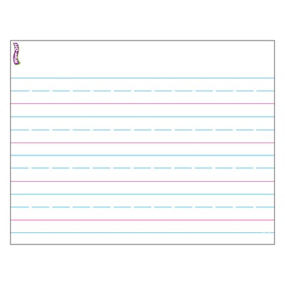 Trend Enterprises Handwriting Paper Wipe Off Chart, 22 x 17, 6/Bundle (T-27304)