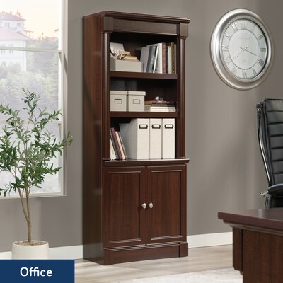 Sauder Palladia 72"H 5-Shelf Bookcase, Select Cherry (412019)