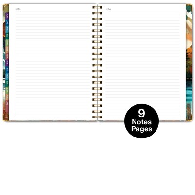 2026 Global Printed Products 8.5" x 11" Weekly & Monthly Planner, Paperboard Cover, Lake View (FSHN-CY26-8511-82)
