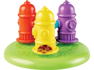 Brightkins Spinning Hydrants Feeder, Multicolored, 4 Pieces (LER9367)