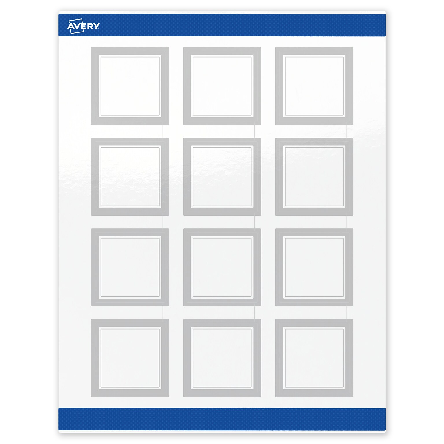 Avery Laser/Inkjet Square Multipurpose Labels, 2 x 2, White, 160/Pack (S00-F35)