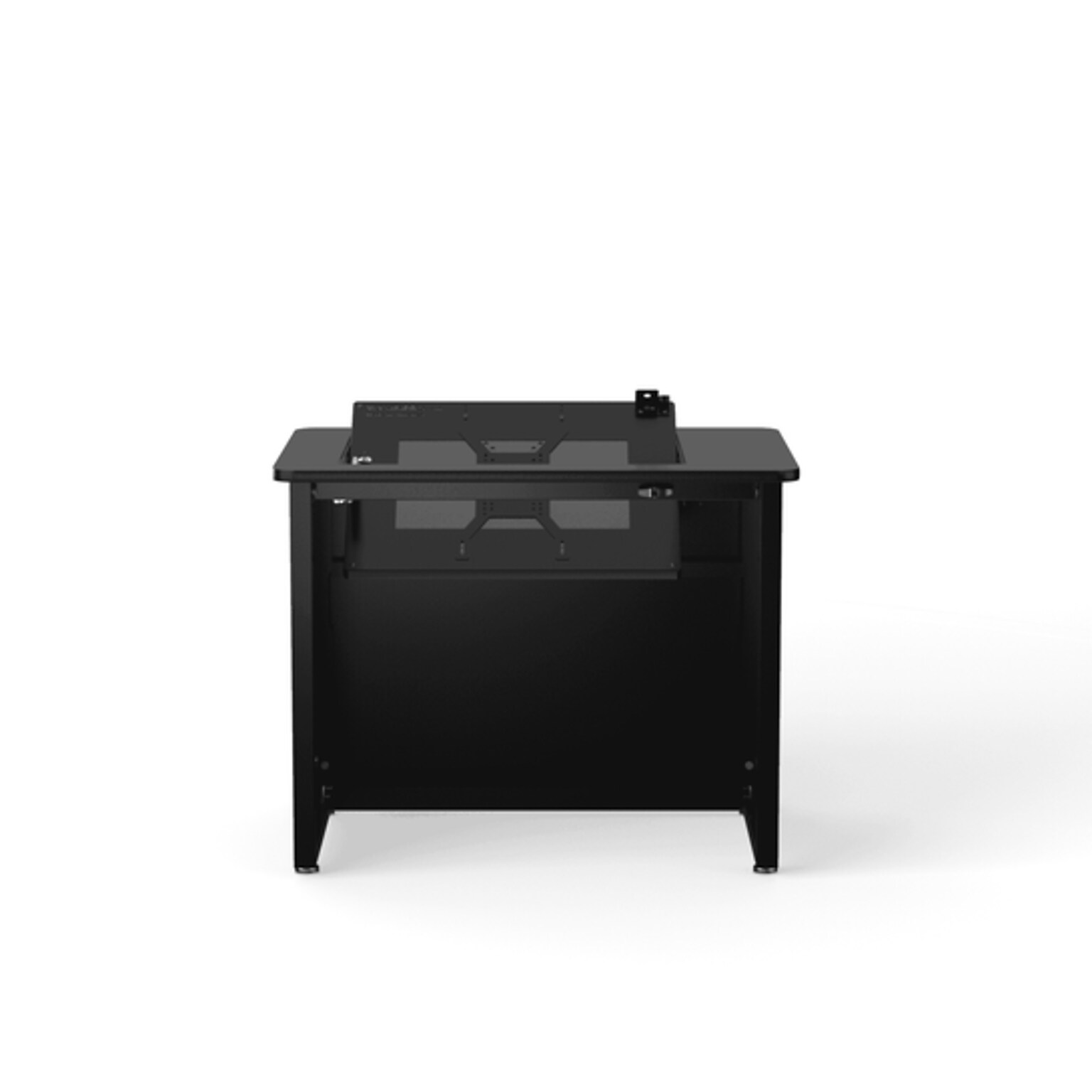 VersaDesk Enclosed Revolution 36W Computer Desk, Black (RSD3624-BB)