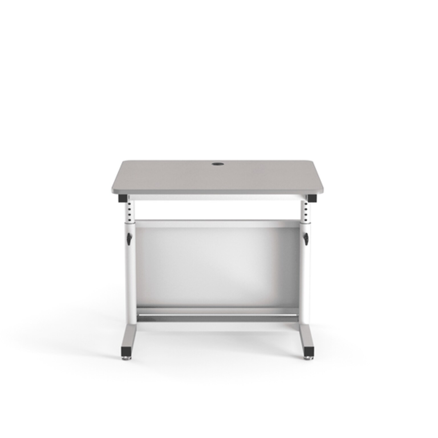 VersaDesk Deluxe 36W Manual Adjustable Standing Computer Table, Grey/White (CTL3630-WG)
