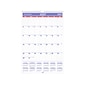 2023-2024 AT-A-GLANCE 15.5" x 22.81" Academic Monthly Wall Calendar, White/Purple/Red (AY3-28-24)