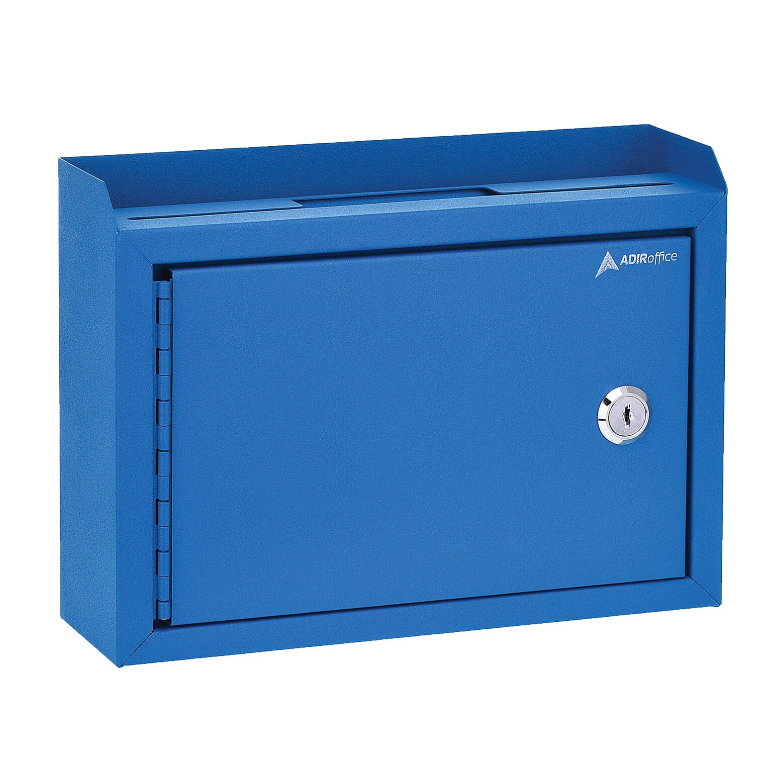 AdirOffice Steel Multipurpose Interoffice Mailbox Drop Box, Medium, Blue (631-02-BLU-PKG)