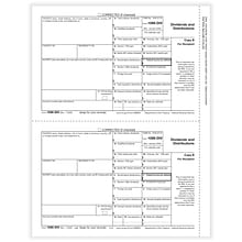 ComplyRight® 2023 1099-DIV Tax Form, Recipient Copy B, 2-Up, 50/Pack (513150)