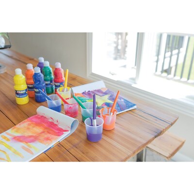 Prang Ready-To-Use Washable Tempera Paint, Assorted Colors, 16 oz., 12/Carton (21696)