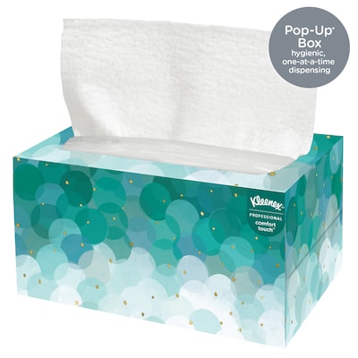 Kleenex Ultra Soft Hand Towels, 1-ply, 70 Sheets/Box, 18 Boxes/Carton (11268)
