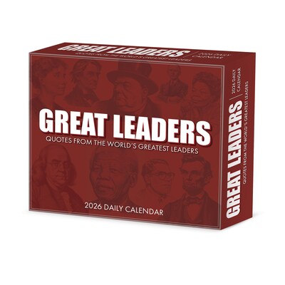 2026 Willow Creek Great Leaders, Greatest Quotes 6.2" x 5.4" Day-to-Day Calendar (54208)