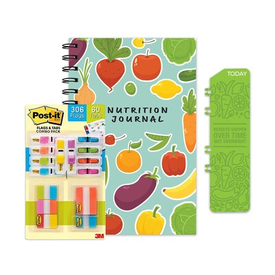 FREE Nutrition Health Journal when you buy Post-it® Flags & Tabs Value Pack, 366/Pack