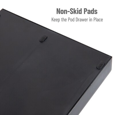 Mind Reader 2-Drawer Single Serve Coffee Pod Drawer Keurig Mini Compatible, 24 Pod Capacity, Black (TRY2DR-BLK)