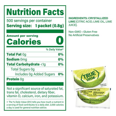 True Lime and True Lemon Variety Pack, 1000/Pack (600-04095)