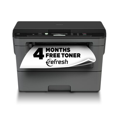 Brother HL-L2390DW Monochrome Laser Printer with Convenient Flatbed Copy & Scan, Refresh Subscriptio