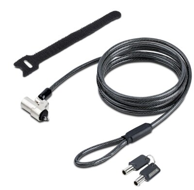 StarTech Keyed Anti-Theft Noble Wedge Key Laptop Cable Locks, 6' (NBLWK-LAPTOP-LOCK)