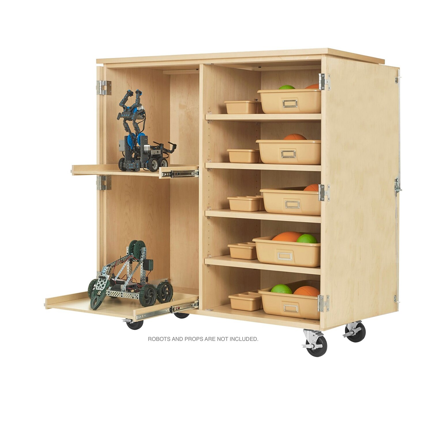 Diversified Woodcrafts Robotics Storage Cabinet, 50 x 24, Light Hardwood (XP-5024M)