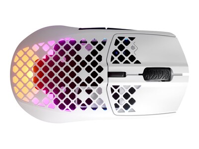 SteelSeries AEROX 3 Optical Gaming Mouse, Snow (62608)