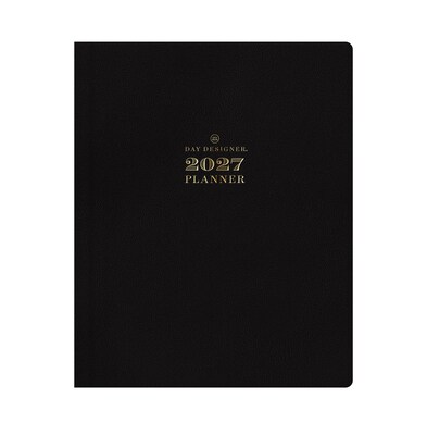 2027 Blue Sky Day Designer 8 x 10 Weekly & Monthly Planner, Black (161281)