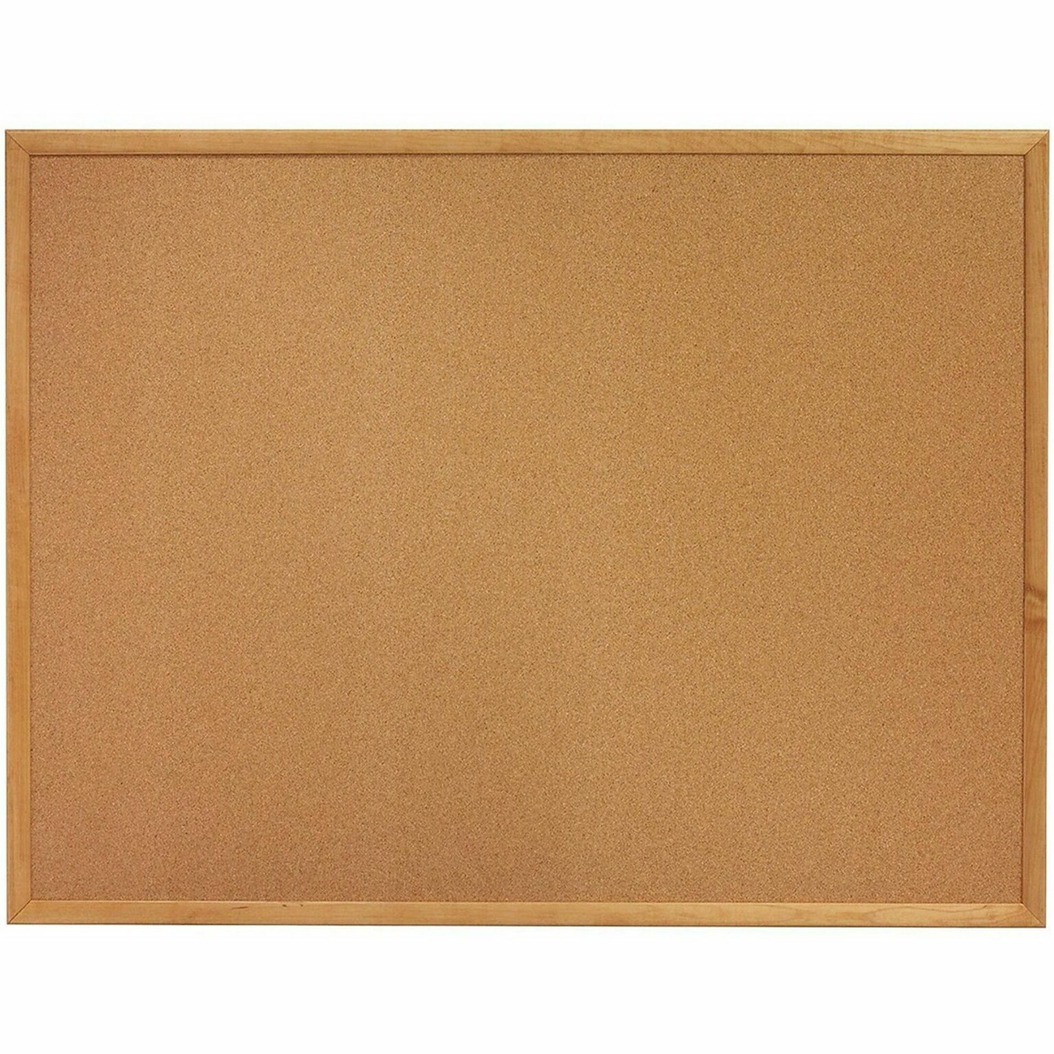 Lorell Cork Bulletin Board, 2 x 1.5, Brown Oak Frame (LLR19766)