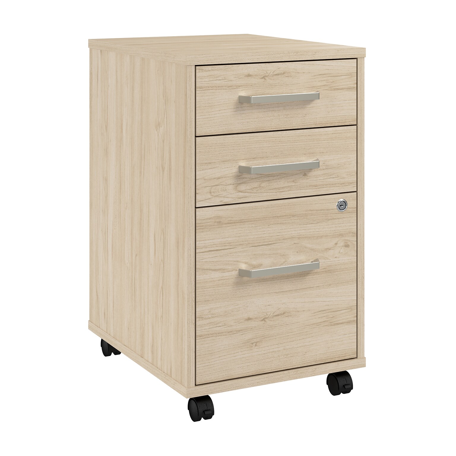 Bush Business Furniture Vista 3 Drawer File Cabinet, Natural Elm (VSF116NESU)