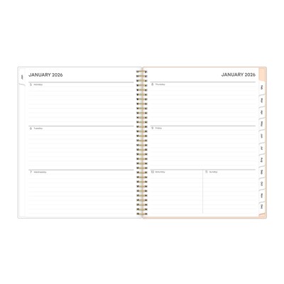 2026 Blue Sky Natalya 8.5 x 11  Weekly & Monthly Planner, Plastic Cover, Multicolored (148764-26)