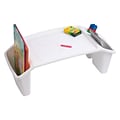 Mind Reader Sprout Collection 22.25 x 10.75 Plastic Kids Lap Desk, White (KIDLAP-WHT)