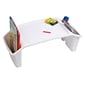 Mind Reader Sprout Collection 22.25" x 10.75" Plastic Kids' Lap Desk, White (KIDLAP-WHT)