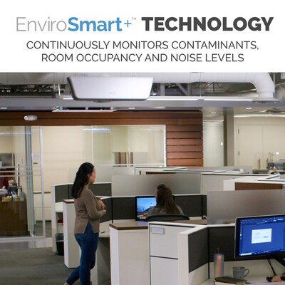 Fellowes Array AC2 True HEPA Ceiling Mounted Air Purifier, 5-Speed, White (5889201)