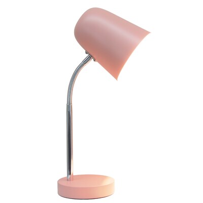 Simple Designs Sleek Essentials LED Desk Lamp, 15.28, Blush Pink (LD1075-BPK)
