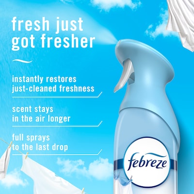 Febreze Air Mist Air Freshener Spray, Heavy Duty Ocean, Linen & Sky, 8.1 oz., 3/Pack (5556/6778)