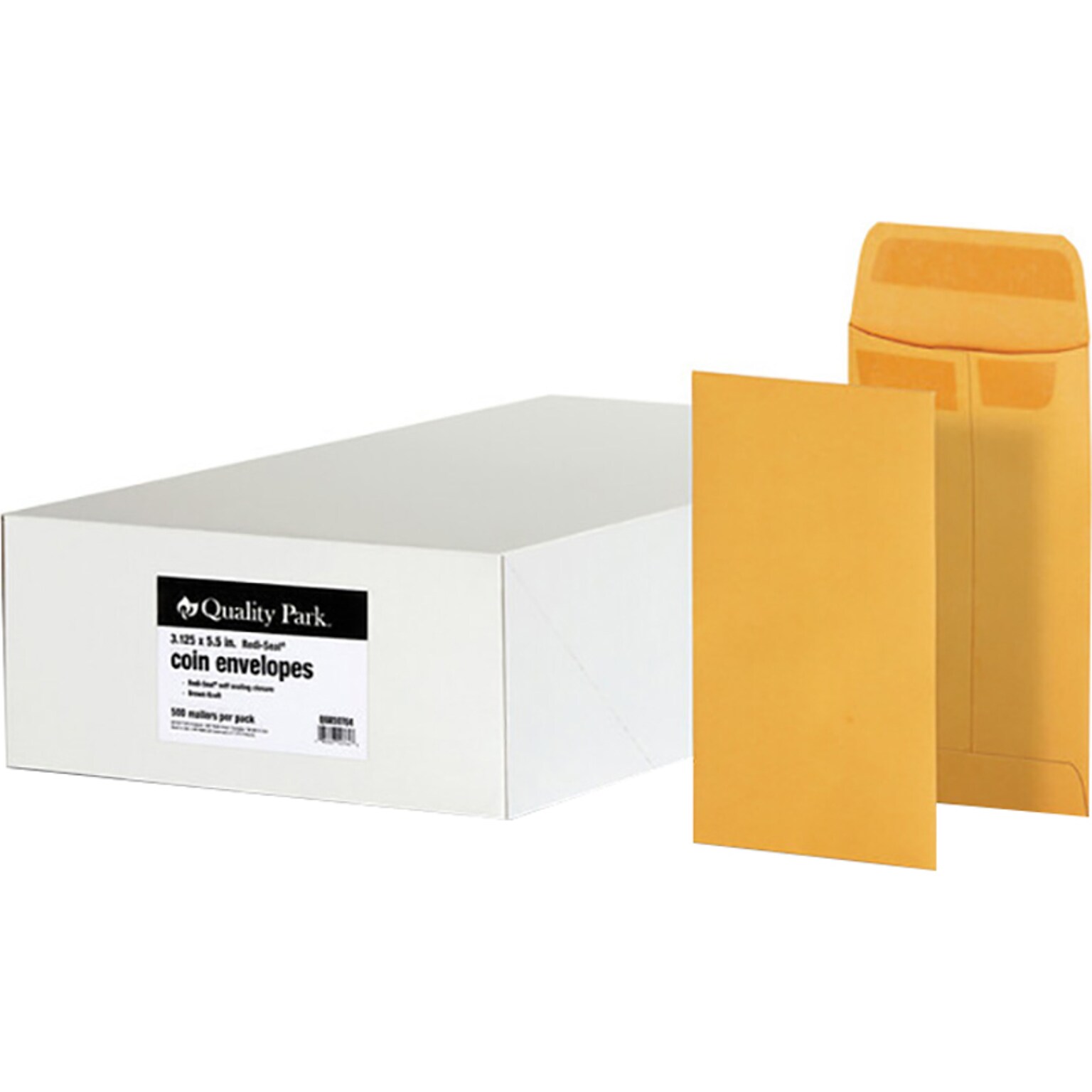 Quality Park Redi-Seal Self Seal #5 1/2 Envelope 3-1/8 x 5-1/2, Kraft, 500/Box (QUA50764)