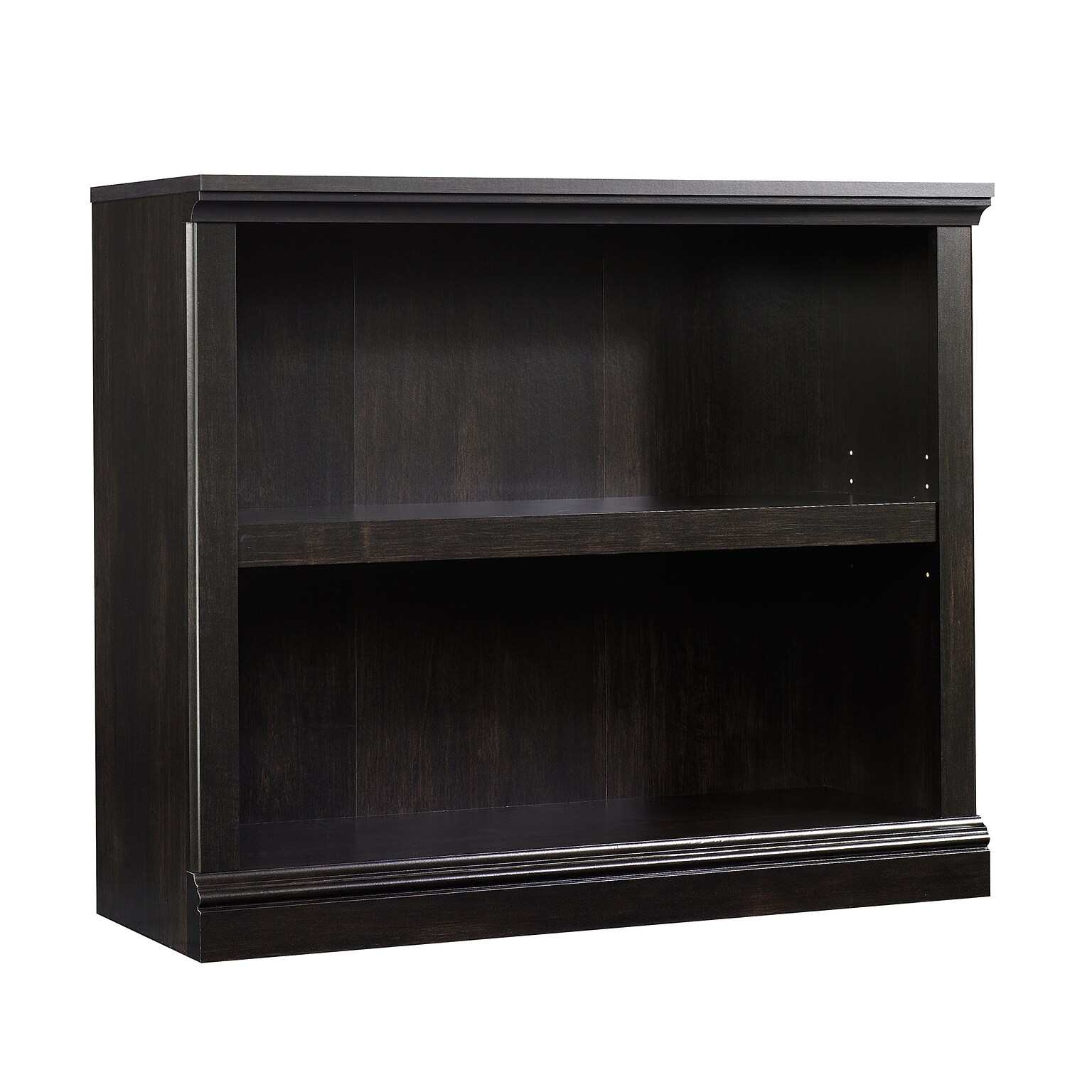 Sauder Select 30H 2-Shelf Bookcase, Estate Black (414237)