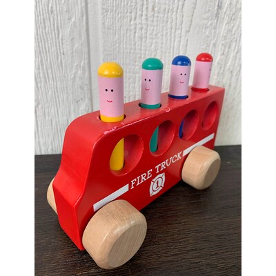 The Original Toy Company Pop Up Fire Truck, Multicolored (OTC59785)