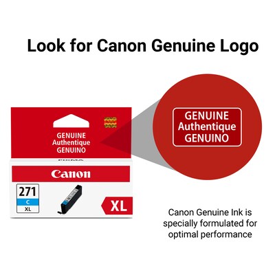 Canon 271 Cyan High Yield Ink Cartridge (0337C001)