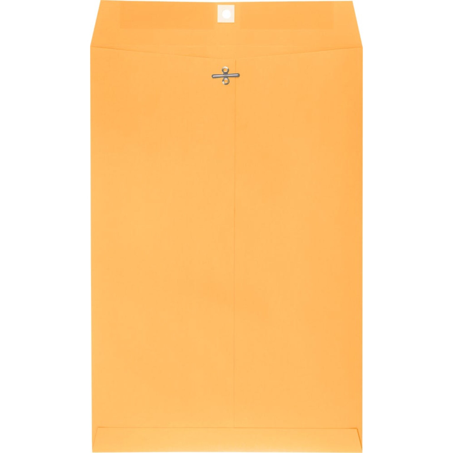 LUX 10 x 15 Kraft Clasp Envelopes 50/Pack, 28lb. Brown Kraft (1015C-BK-50)