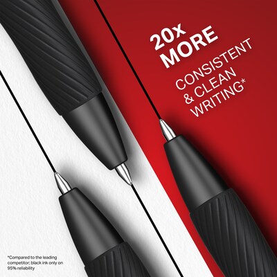 Sharpie S-Gel Retractable Gel Pens, Medium Point, 0.7mm, Black Ink, 36/Pack (2096180)