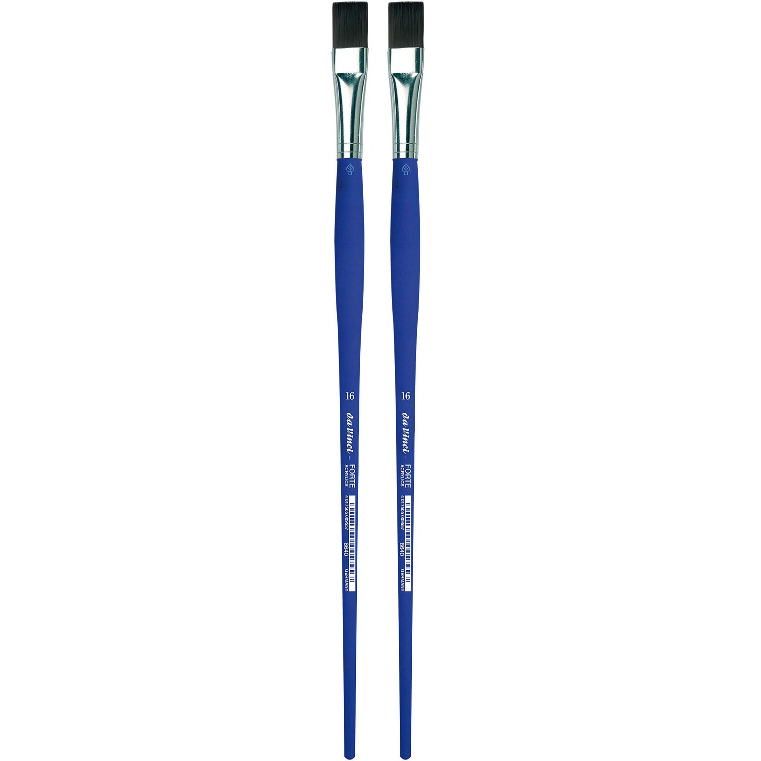 da Vinci FORTE-Acrylics Oil and Acrylic Synthetic Student Brushes, 2 /Pack (DVXVA864016-2)